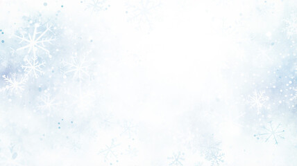 white art background, snow frame, snowfall creative blurred abstract white background blank copy space design winter christmas greeting