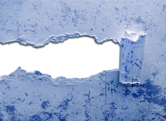 blue, png, Vector realistic torn paper with rolled edge on transparent background - frame for your text Torn, ripped pieces of white and grey paper with soft shadow are on grey squared background for 