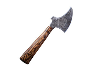 axe on an isolated transparent background