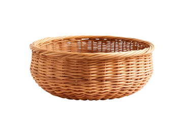 basket on isolated transparent background