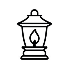 candle lamp icon