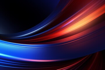Fototapeta premium Futuristic 3D background with dynamic lines and vibrant colors