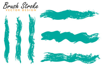 Handrawn brush stroke grunge isolated on white background