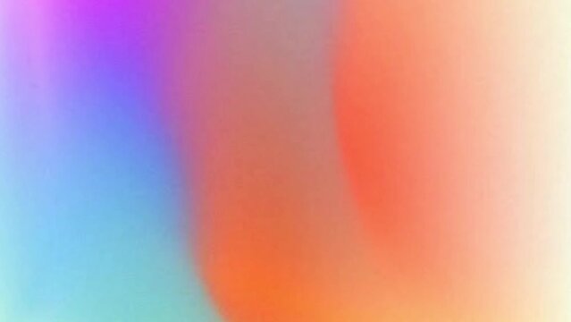 Dynamic grainy gradient animation, seamless loop background