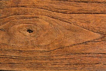 Background image: Macro image of red circled wood pattern with a hole in the middle.