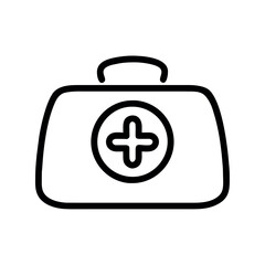 first aid kit icon illustration