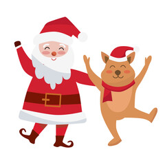 christmas tree with santa claus, santa claus set, santa claus and snowman