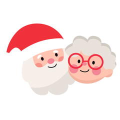 christmas tree with santa claus, santa claus set, santa claus and snowman