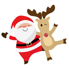 christmas tree with santa claus, santa claus set, santa claus and snowman