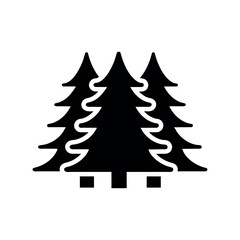 Obraz premium pine trees icon