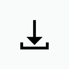 Download Icon. Save Data Symbol - Vector.