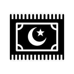 muslim moon rug icon