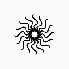 Circular Art Pattern. Ornamental, Decoration Symbol - Vector. 