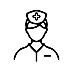 nurse icon illustration