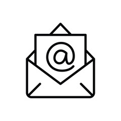 Email mail contact vector icon