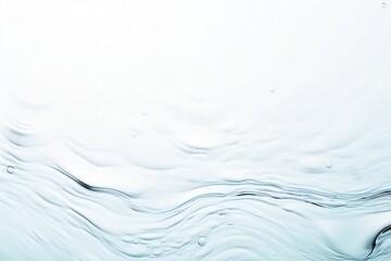 Fresh water background element minimalist style on white background Generative AI