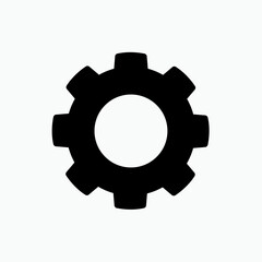 Gear Icon. Setting, Cog Symbol for Design and Websites, Presentation or Application – Vector.