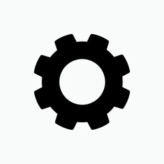 Gear Icon. Setting, Cog Symbol for Design and Websites, Presentation or Application – Vector.