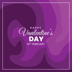 Valentine Day Abstract background with purple Color