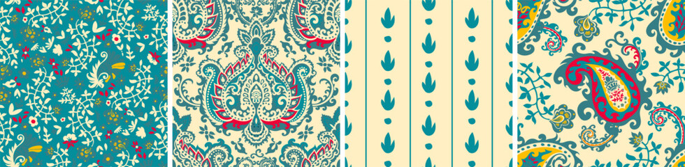 Paisley Seamless pattern collection