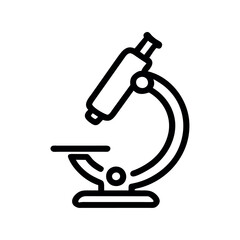 microscope icon illustration