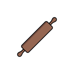 Roller Pin Icon Vector Design Template