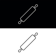 Roller Pin Icon Vector Design Template