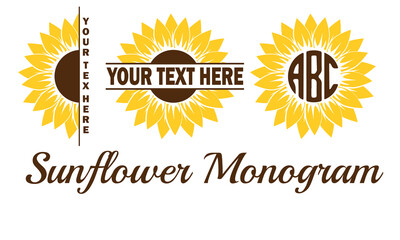 Sunflower Vector and Clip Art 