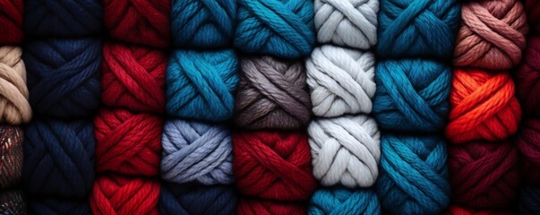 Christmas cozy wool abstract background Generative AI