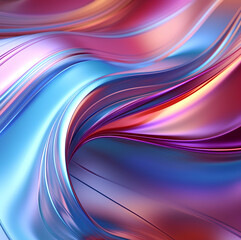 abstract background with waves (Generative AI)