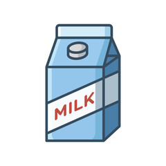 milk icon vector design template simple and clean