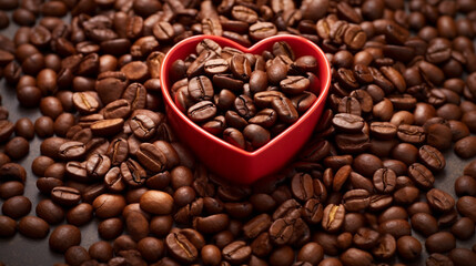 heart shaped beans HD 8K wallpaper Stock Photographic Image 