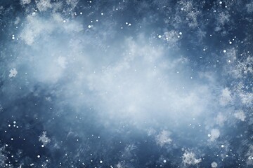 Obraz premium Magical dramatic snow theme winter background Generative AI