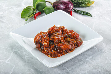 Chinese cuisine - Chicken manchurian gravy