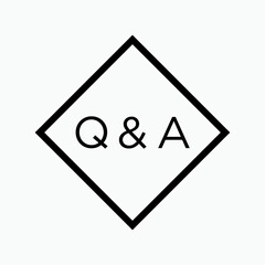 Q and A Icon. FAQ, Help Desk Symbol. Confirm, Question and Answer Symbol - Vector.