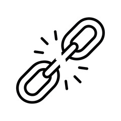 broken chain icon