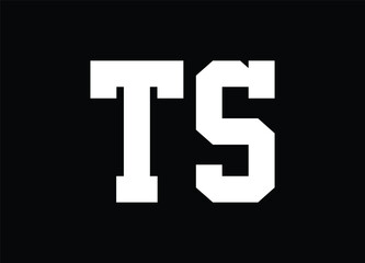 TS letter logo and monogram logo