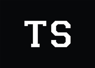 TS letter logo and monogram logo