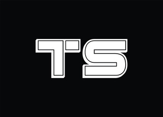 TS letter logo and monogram logo