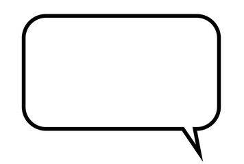 ふきだし　フレーム　シルエット　コメント　アイコン