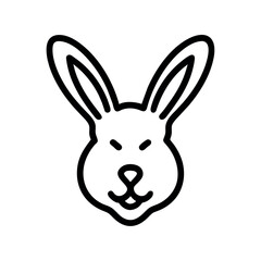 Obraz premium chinese rabbit face