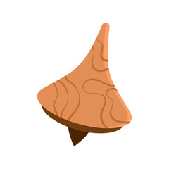 wooden toy spinning top