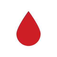 Obraz premium Drop Blood Icon Vector Design Template