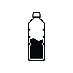 Water Bottle Icon Vector Design Template