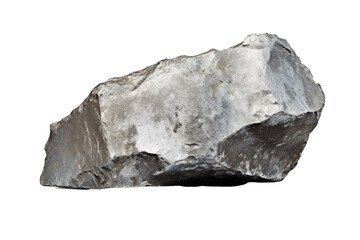 raw silver on an isolated transparent background