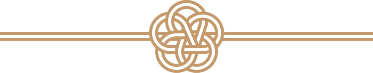 水引梅結び　年賀素材　和柄　ご祝儀	