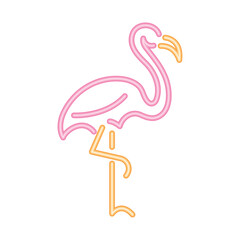 neon flamingo sign