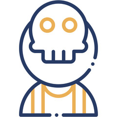 Vector Icon Skull, Character, Cultures, Bones, Design, Avatar