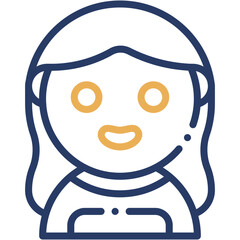 Vector Icon Heroine, Science Fiction, Costume, Girl, Avatar, People