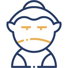 Vector Icon Elf, Fantasy, Female, Legend, Avatar, User